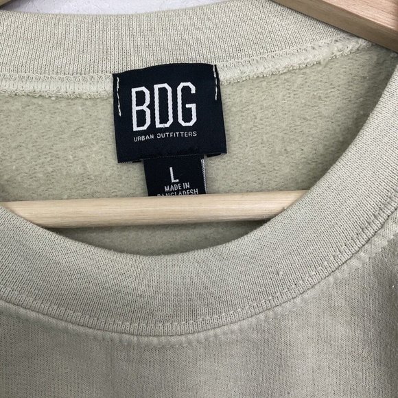 Urban Outfitters BDG Distressed Sweatshirt Size Large Oversized Vintage Style BN - Picture 7 of 9